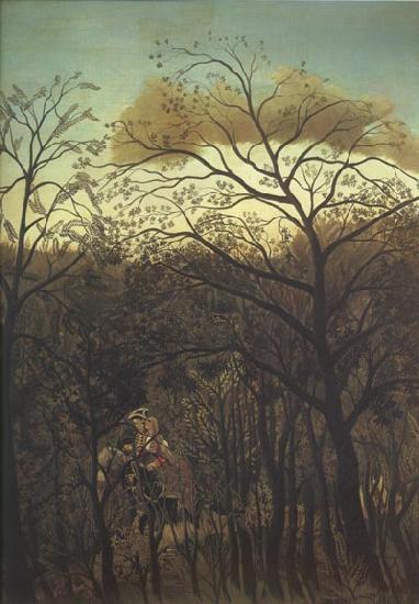 Henri Rousseau The Rendezvous in the Forest oil painting picture